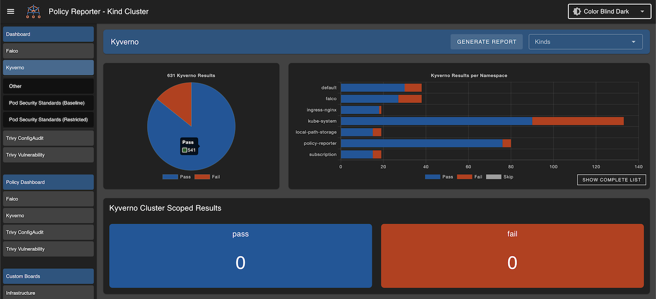 Policy Reporter UI - Kind Cluster Banner